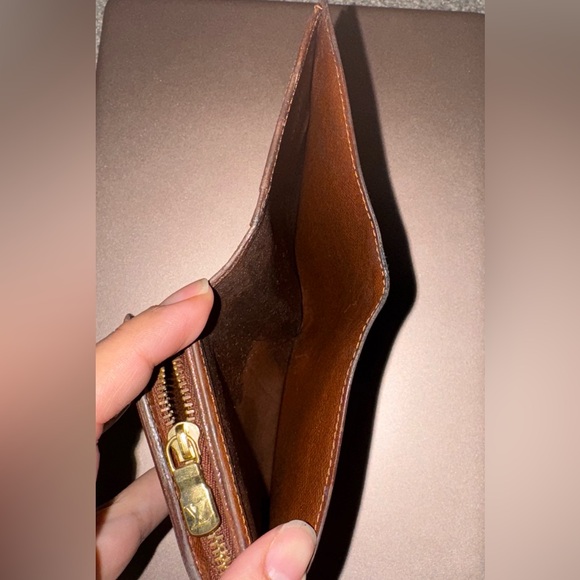 Authentic Louis Vuitton Classic Monogram canvas Porte Monnaie tressor wallet - Picture 7 of 8